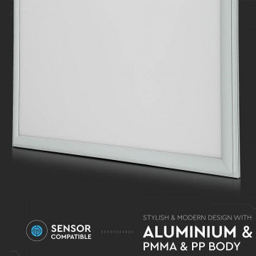Panou LED 45W 60x60 cm 6400K alb rece V-Tac VT-6068 aluminiu
