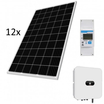 Sistem fotovoltaic de 5 kWp monofazat cu 12 panouri Ferroli Ecosole PV