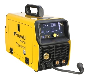 ProWELD Multi 520 Sudură și tăiere Oțel, Inox, Aluminiu, Fontă, 4 procese: MIG, TIG HF, MMA, plasmă CUT, 200A