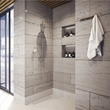 montaj Rigola de dus liniara pentru placi ceramice Ferro OLP1-70