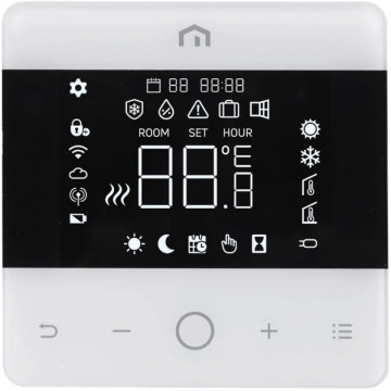 Termostat WiFi Unisenza Purmo - Control Smart pe Fir (230V)