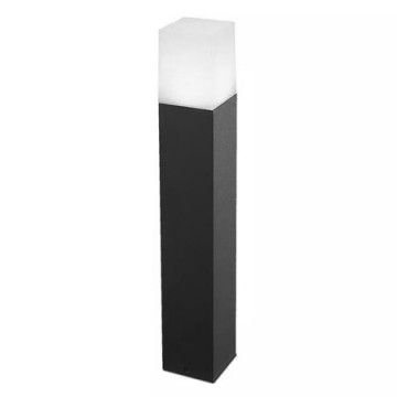 ✅ Lampă Exterior Pătrată V-TAC 50cm | Soclu GU10 | Aluminiu Negru - Termix.ro