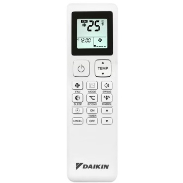 Funcții telecomandă Daikin Sensira pentru setări economice și mod silențios 📱