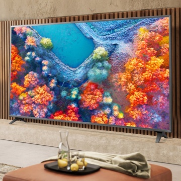 Interfață WebOS pe televizor LG 4K pentru aplicații de streaming 🎬