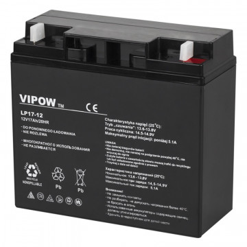 Acumulator gel plumb Vipow 12V 17Ah