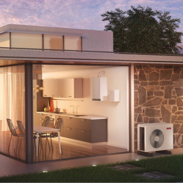 MONTAJ Pompa caldura aer-apa monobloc Ariston Nimbus M Hybrid Net R32