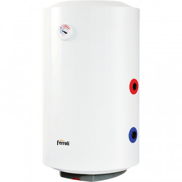 Boiler Termoelectric Ferroli Power Termo 80 V 🔥 Serpentină Inclusă | 80 Litri | Soluție Duală ACM Termix