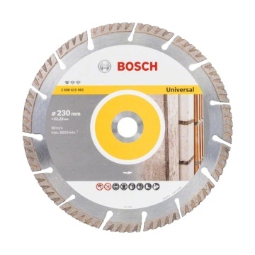 Bosch Disc de taiere diamantat Standard for Universal 230x22.23x2.6x10mm
