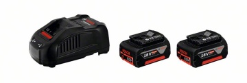 Bosch Kit de pornire 2 Acumulatori GBA18V 5.0Ah + GAL 1880CV