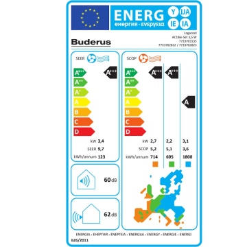 eticheta energetica AC186i.3 Set-3,5 kW