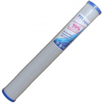 Cartuș Cărbune Bloc FitAqua AC-CTO-20 | 20 Inch Slim | Termix.ro