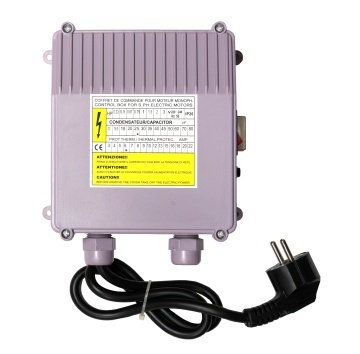 Cutie Control Pompă Progarden 6A 25µF | Protecție Termică & Pornire
