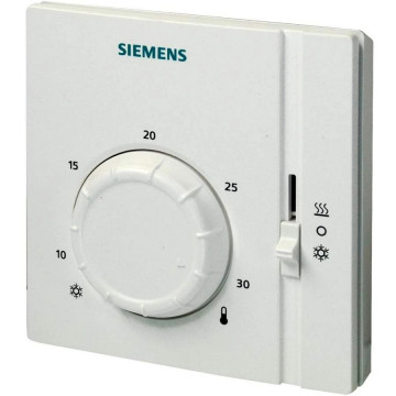 Electromechanical room thermostat with selector
