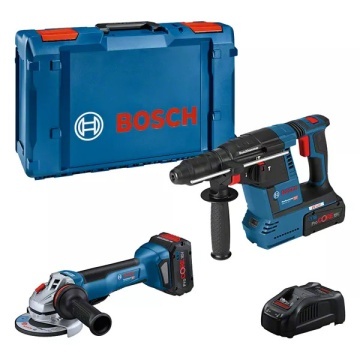 Kit Bosch Professional: Ciocan Rotopercutor GBH 18V-26 + Polizor GWS 18V-10 P | Termix