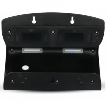 Lampa LED solara 6.8 W 4000 K alb neutru V-Tac VT-767-7 negru spate