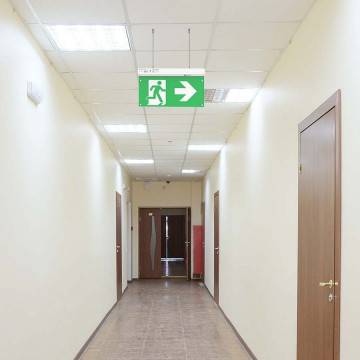 Lampa LED V-Tac VT-995 iesire Urgenta Exit cu Buton de Test Control RF pe hol