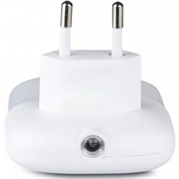 Lampa veghe patrata cu Senzor 3000K cu 2 USB V-Tac VT-84 stecher