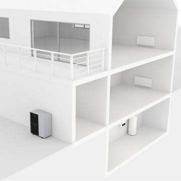 schema pompa caldura monobloc Viessmann Vitocal 150-A