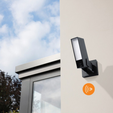 Netatmo Outdoor Smart Camera de supraveghere cu Sirena montata pe perete
