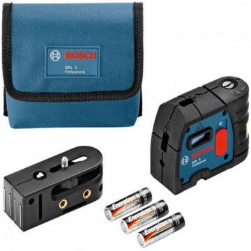 set Nivela laser cu puncte Bosch GPL 5
