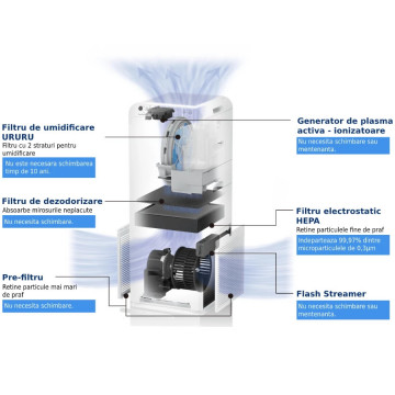 filtre Purificator aer Daikin MCK55W Ururu