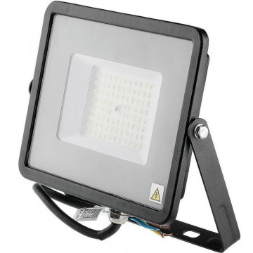 Reflector LED SMD Slim 50W 120LM/W 6500K cip Samsung V-Tac VT-56 negru