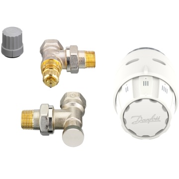 Set termostatic Danfoss 013G5183 RAS-C2, ventil, robinet retur RLV-S