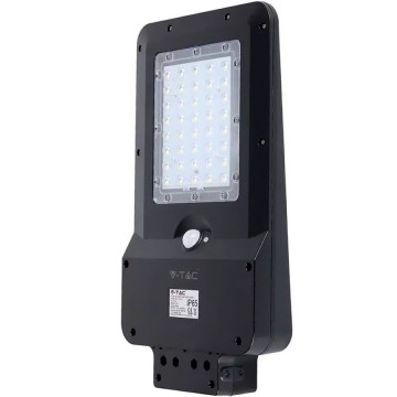 Corp iluminat stradal LED Solar 15W 6400K alb rece V-Tac ST-15 senzor miscare