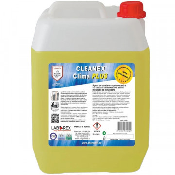 Super concentrated detergent with sanitizing action for air conditioning Cleanex Clima Plus 5 kg canister