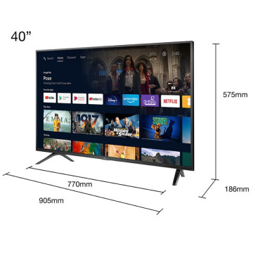 dimensiuni TV TCL 40S5200X1 Full HD Smart TV Android 40 inch 101 cm