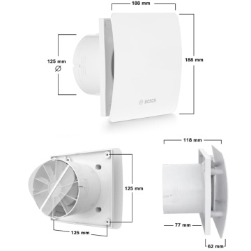 Dimensiuni Ventilator Baie Bosch Fan 1500 W125