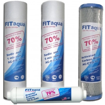 4 Fitaqua Cartridges Pack