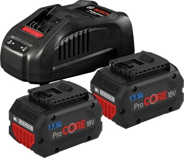 Bosch Set GAL1880CV + 2xGBA18V Incarcator rapid Li-Ion 18V, 8Ah, Acumulatori Li-Ion 18V, 5.5Ah