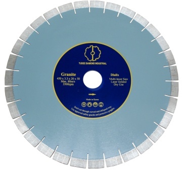 Disc diamantat Tudee debitare granit, profesional, 450x50x20x3.3mm, reductie