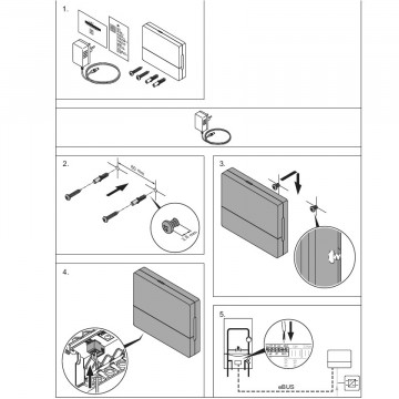 Modul conectare internet Vaillant sensoNET VR921 montaj pe perete