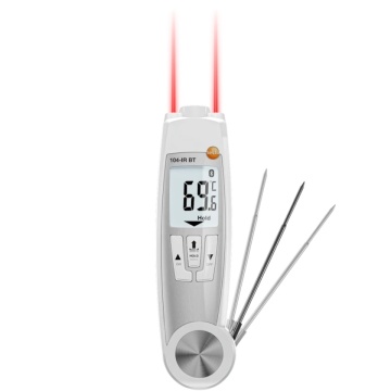 Termometru infrarosu-penetrare testo 104-IR BT sonda pliabila