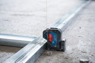 utilizare Nivelă cu 5 puncte Bosch GPL 5 G cu laser verde, 30 m