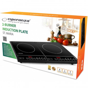 ambalaj Plita electrica cu inductie Esperanza St. Maria 2x 2000 W