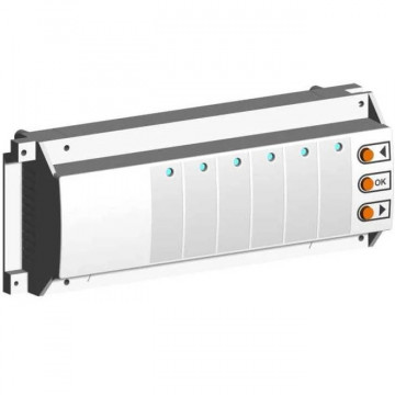 Purmo TempCo Connect 6M RF 230 V Automation Panel with pump shut-off mode and wireless antenna