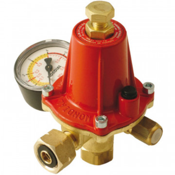 Regulator GPL inalta presiune Mondial 40 kg cu manometru