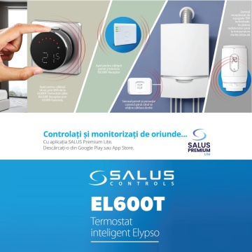 Termostat inteligent Salus Elypso EL600T functionare