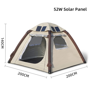 Dimensiuni  Cort Camping Solar 52W 2000mAh