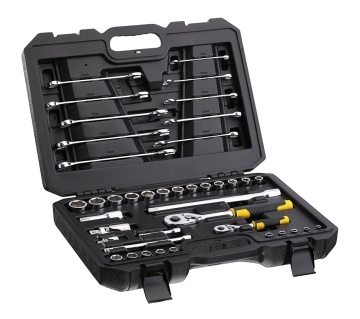 Stanley STMT82832-1 Set tubulare 1/4"+1/2"+ chei - 41 piese