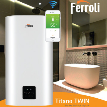 Boiler electric Ferroli Titano Twin 80 wifi