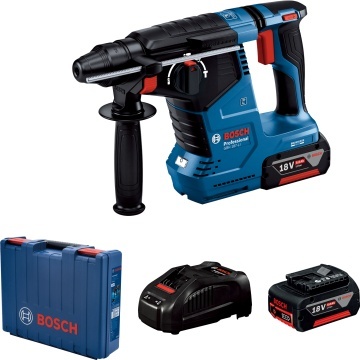 Bosch GBH 187-LI Rotopercutor SDS Plus | 2.4J | 2x Acumulatori