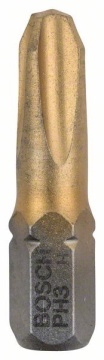 Bosch Set 3 biti Hex 6, 49mm, 1/4"