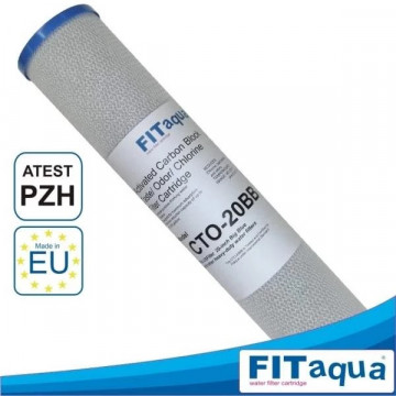 Cartus Filtru carbune bloc Fitaqua AC-CTO-20BB