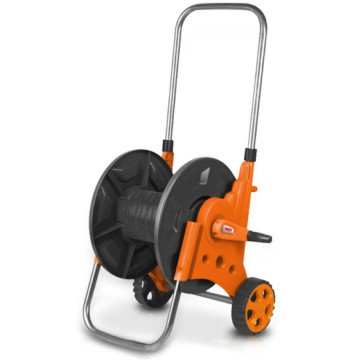 Carucior cu tambur Hecht 08623 pentru furtun gradina 50 m 1/2