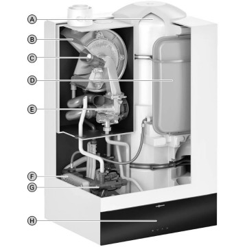 componente Centrala termica Viessmann Vitodens 222-W 32 display 3,5