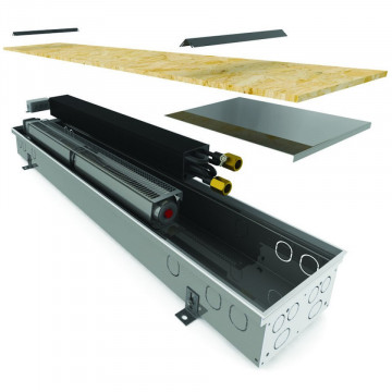 detalii Convector montaj in pardoseala Purmo Aquilo F2C 1000x240x110